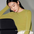 Fireproof Olive Green Acrylic Knitted Fabric for Sweaters